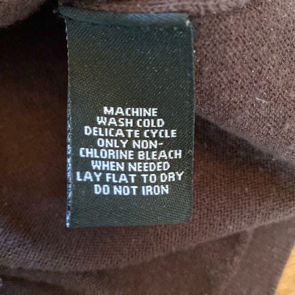 Chocolate Brown Sweater Dress Sz Sm - Picture 3 of 5